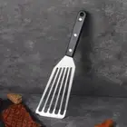 Stainless Steel Steak Tuner Slotted Frying Shovel Durable Fish Spatula Egg