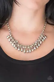 Paparazzi Necklace - Prima DIVA - Silver