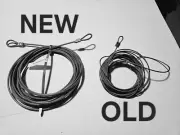 Coated Home Depot 12 ft foot Skeleton Part U Replacement Tether Cable Guy Wire