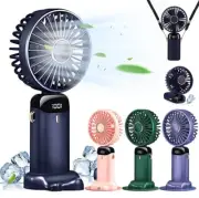Mini ventilador de mano ventilador escritorio plegable portátil ventilador recar