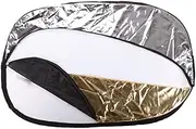 LIFKICH Professional Oval Collapsible Photography Reflector Multi Disc Light Reflector for Enhanced Lighting Effects Includes