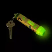 Glow in the Dark Bug Flashlight Keychain, Apparel Accessories, 12 Pieces