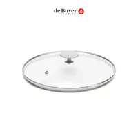 在飛比找PChome24h購物優惠-de Buyer 法國畢耶 不鏽鋼蓋頭耐熱玻璃鍋蓋24cm