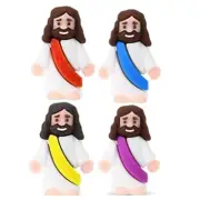 24pcs Mini Jesus Figurine Easter Decorations, Tiny Baby Jesus Figurines Decor