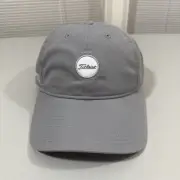 Titleist Lightweight Golf Hat Adjustable Moisture Wick Cap Gray NEW Isaiah 117