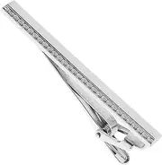 [CATIEBYE] Tie Clips Business Suit Tie Bar Business Suit Tie Clip Silver Tie Clip Necktie Bar Wedding Tie Clip Tie Bar Clip Regular Tie Bar Regular Tie Clip Tie Clasp Necktie Clip Men Tie Bar