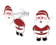 Kids Santa Claus Christmas Earrings