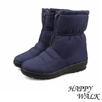 在飛比找ETMall東森購物網優惠-【happy walk】雪靴 輕量雪靴/輕量雙層防水防滑加厚
