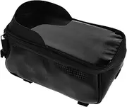 Toyvian Bike Front Frame Phone Bag Durable Storage for Cycling Easy to Install Mountain Bike Top Tube Bag Robust Material for Secure Phone Holding