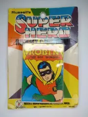 1977 Russell's Robin The Boy Wonder Super Hero Rummy Card Game Sealed Vintage