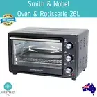 Smith & Nobel Oven & Rotisserie 26 Litre Benchtop Oven Electric Oven