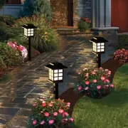 Emitto 6x LED Solar Power Garden Landscape Path Lawn Lights Yard Lamp Outdoor