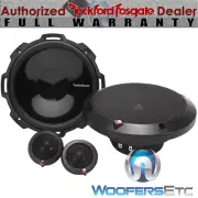 ROCKFORD FOSGATE P1675-S 6.75" PUNCH 120W CAR COMPONENT SPEAKERS TWEETERS NEW
