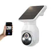 1080p Security Camera Wireless with Solar Panel, Smart AI Human Detection, 2-...