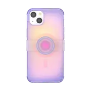 PopSockets PopCase MagSafe iPhone 14 Plus Phone Case Grip Holder - Opal Aura