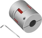 Aluminum Flexible Coupling D40xL55,16mm to 20mm Spider Coupler Plum Shape for Servo Stepper Motors, CNC Machine, 3D Printer Parts