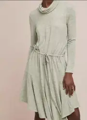 Anthropologie TATIANNA DRESS Sunday in Brooklyn SIZE XL Light Green Knit New NWT