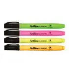 Artline Supreme Highlighter Smooth Water Based ink Chisel Shaped Nib Pack of 4