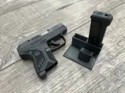 Pistol & Magazine Stand for Ruger LCP II 22LR Handgun Gun Storage Holder - Black