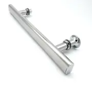 Stainless Shower Door Handle Hardware,Home 145mm Hole Pitch Sliding Knob