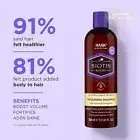 HASK Biotin Boost Shampoo Thickening for All Hair Types, Colour Safe, 355ml