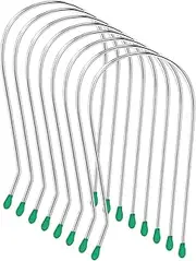 8 Pieces Large Hot Curler Clips Replacement Pins Kit, Portable Stainless Steel Travel Hot Roller Securing Pins Set for 1¾ Inches Hair Rollers Curlers