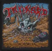 Tankard Stone Cold Sober Patch Official Thrash Metal Band Merch