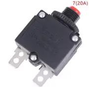 5A 6A 8A 10A 15A 20A Thermal Switch Circuit Breaker Overload Protector Fuse 7(20A)