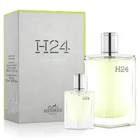 在飛比找PChome24h購物優惠-HERMES 愛馬仕 H24男性淡香水二入禮盒