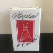 Vintage Perfume Bottle Art Deco Style Italian 24% Lead Crystal RCR