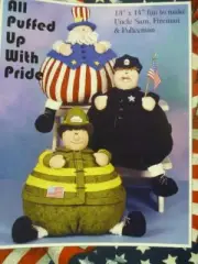 Cotton Ginnys Pattern All Puffed Up with Pride Uncle Sam Fireman Policeman