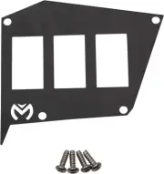 Moose Utility Switch Dash Plate-Black for 2015 Polaris RZR 900 XC Edition UTV