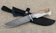 Knife Barracuda-3 steel X12MF handle birch acrylic white (NEW)