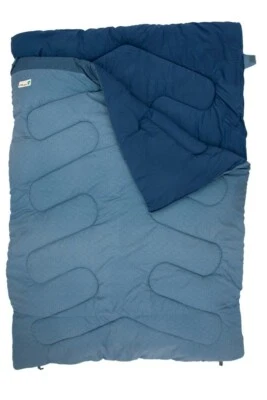 VANGO quilted Double Sleeping Bag Tog 8 Eco friendly PREMIUM ERA EVOLVE in Blue