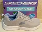 Women's Skechers Dynamight 2.0 Power Plunge Lace Up Sneakers Grey Blue Size 9.5