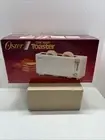 Vintage Oster Cool Touch Toaster Long Slot White Electronic 6 Settings