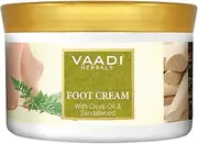 Foot Cream for Dry, Cracked and Itchy Feets - All Natural with Clove Oil and Sandalwood - 500 Gm - Vaadi Herbals