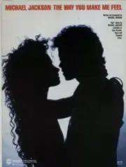MICHAEL JACKSON "THE WAY YOU MAKE ME FEEL" SHEET MUSIC-EXTREMELY RARE-NEW-SALE!!