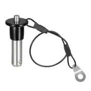 304 Stainless Steel Grip Push-Button Locking Pins with 24cm Wire (12mm-25mm)