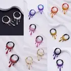 Stainless Steel Segment Hinged Clicker Ear Nose Body Ring Lip Hoop Piercing WIN