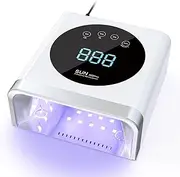 NAILGIRLS UV Nail Lamp, 150W UV Light for Gel Nail, Nail Lamps for Gel Polish with 4 Time Setting, UV LED Nail Light with Large LCD Display, Fast Curing Lamp for Salon or Home
