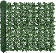 [ODTORY] Artificial Ivy Privacy Fence Wall Screen,40X120 in UV-Anti Faux Greenery Backdrop Ivy Vine Leaf Hedges Fence Panels for Patio, Balcony, Garden, Backyard Indoor Outdoor Green Wall Decor