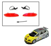 Scalextric W9375 Wing Mirrors Lights For Seat Leon Touring Car C2705 BTCC Plato