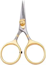 Dr. Slick Razor Scissor 4 Gold Loops Adjustable Tension Straight