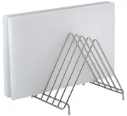 Assheuer And Pott Cutting Board Holder Stainless Steel for 6 Cutting Boards