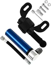 PLAFOPE Mini Bike Air Pump Portable Inflator Kit for Bicycles Basketballs More Compact Design with Strong Sealing Fits Presta Valves for Bike Lovers
