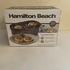 New In The Box Hamilton Beach 2-Egg Grey Egg Bite and Poached Egg Maker