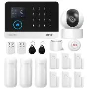 PGST Wireless Home Security System, 17-Piece Kit, Outdoor Camera, Phone APP A...