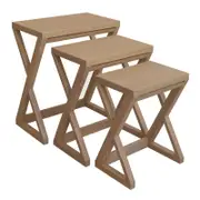 Manhattan Nesting Table - Set of 3 - Natural