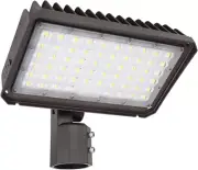 200W LED Flood Light with Dusk-To-Dawn Photocell, 200W/150W/100W Adjustable Supe